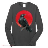 Black Crow Red Moon Long Sleeve Shirt thumb 0