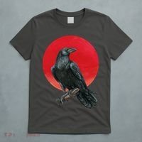 Black Crow Red Moon T-Shirt thumb 5