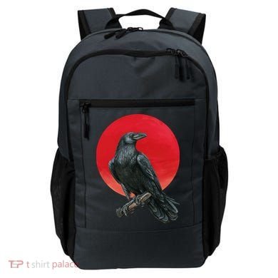 Black Crow Red Moon Backpack