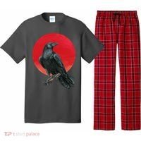 Black Crow Red Moon Pajama Set thumb 0