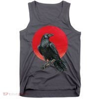Black Crow Red Moon Tank Top thumb 0