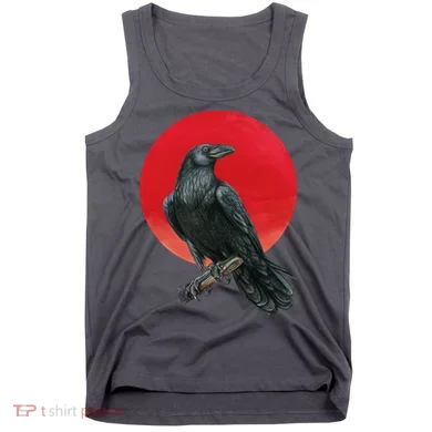 Black Crow Red Moon Tank Top
