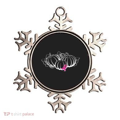 Breast Cancer Ribbon Pumpkin Fall Ornament
