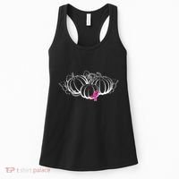 Breast Cancer Ribbon Pumpkin Fall Women's Tank Top thumb 0