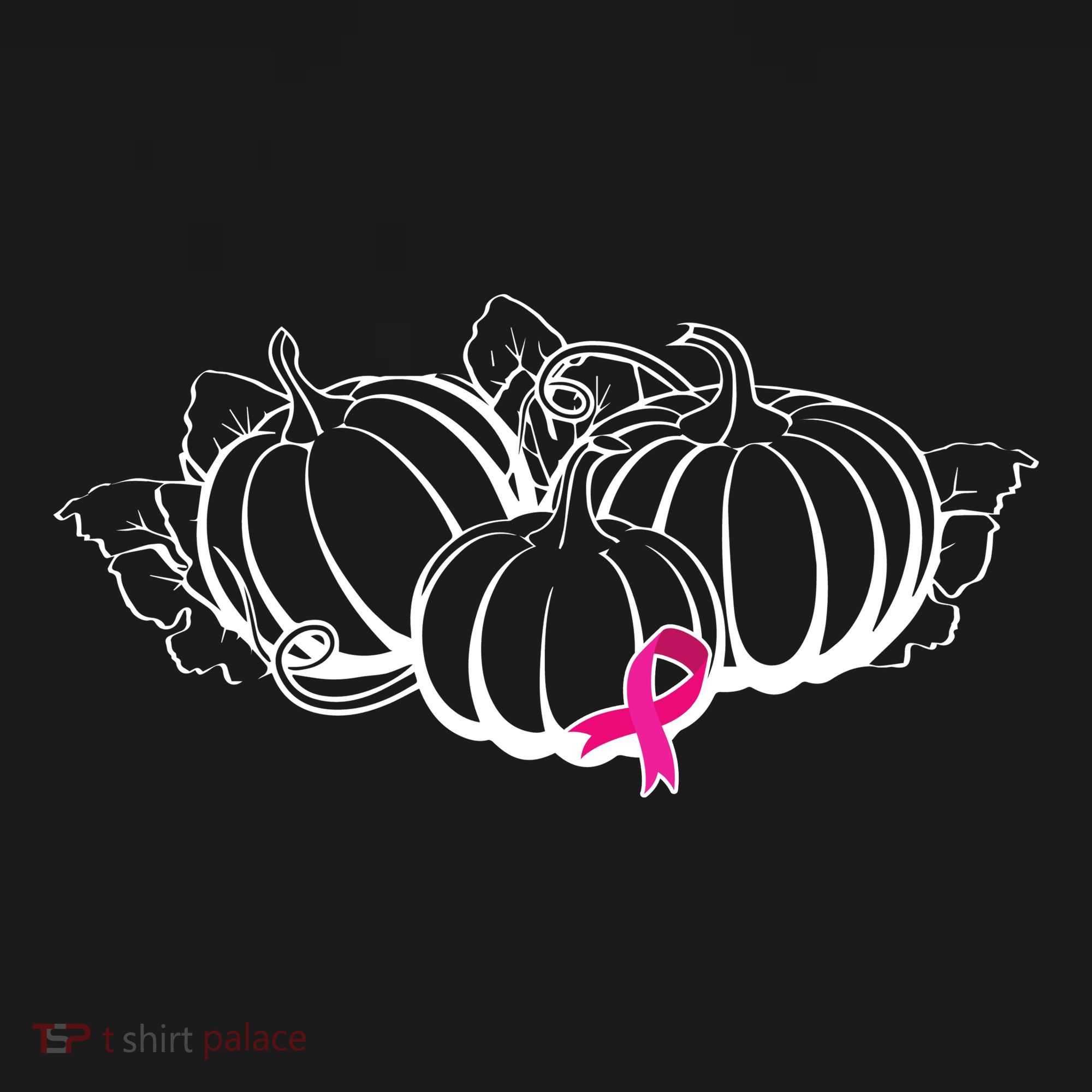 Breast Cancer Ribbon Pumpkin Fall Kids Sweatshirt