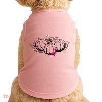 Breast Cancer Ribbon Pumpkin Fall Doggie Tank thumb 0