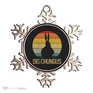 Big Chungus Retro Sunset Vintage Dank Meme Big Chungus Ornament
