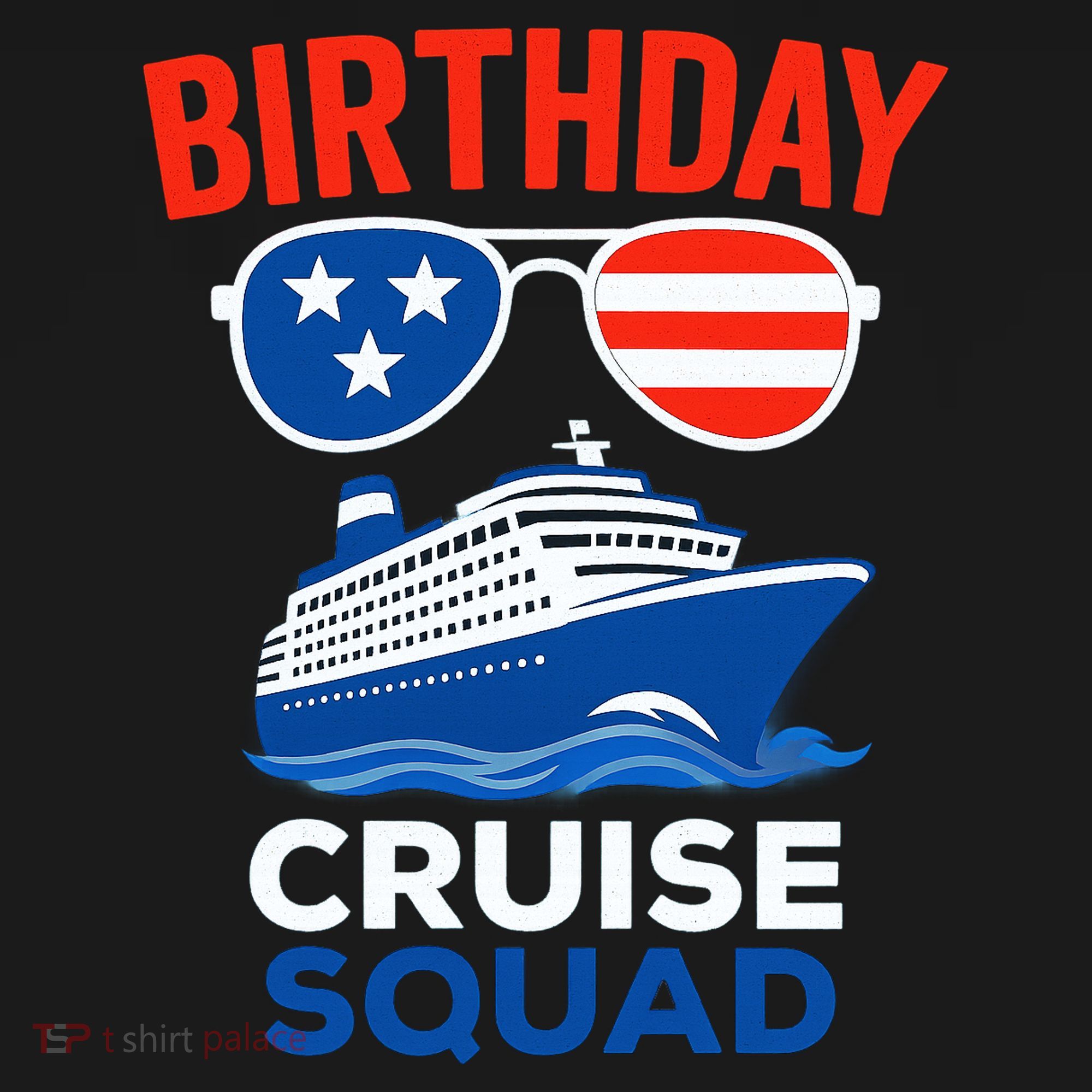 Birthday Cruise Squad USA America Coaster