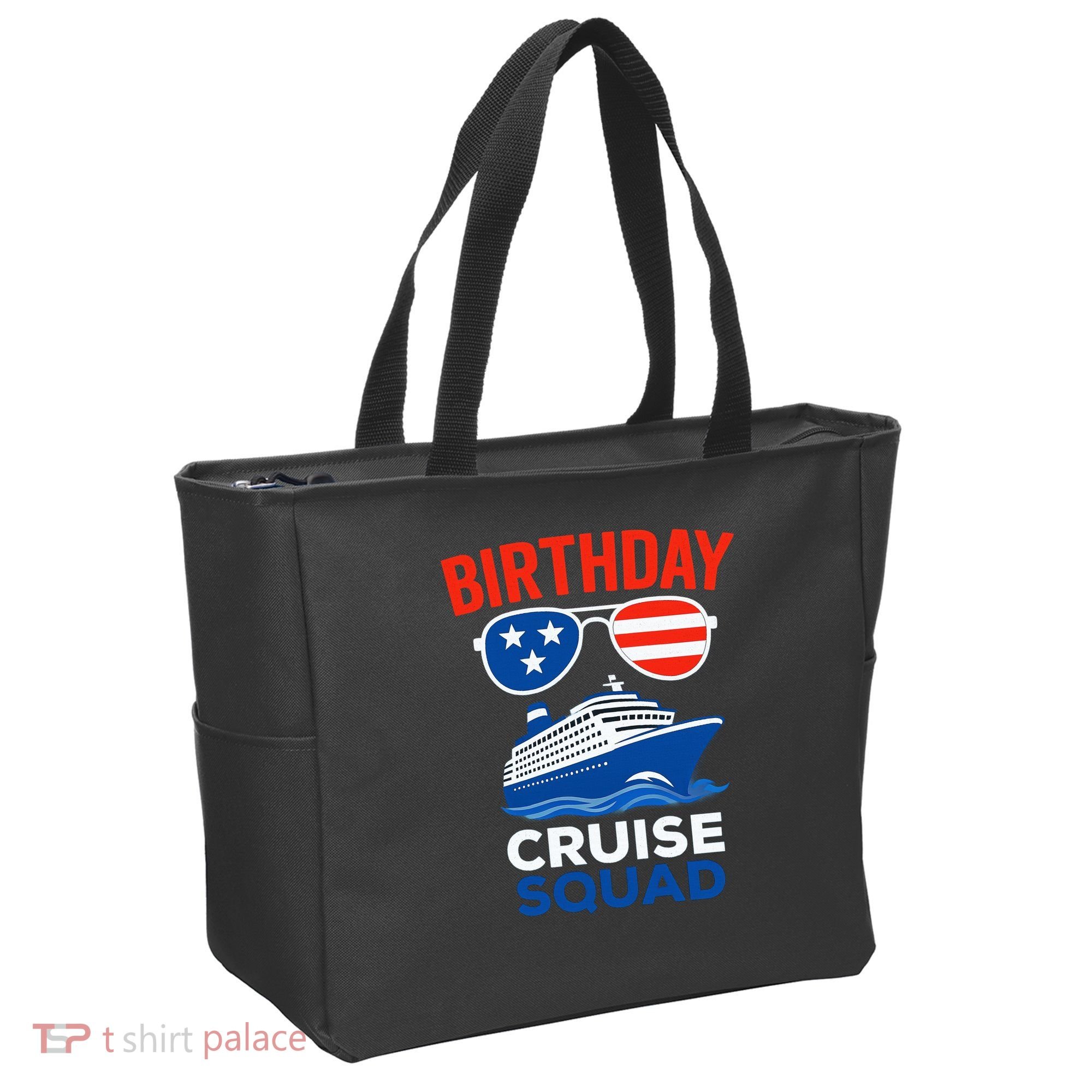 Birthday Cruise Squad USA America Tote Bag