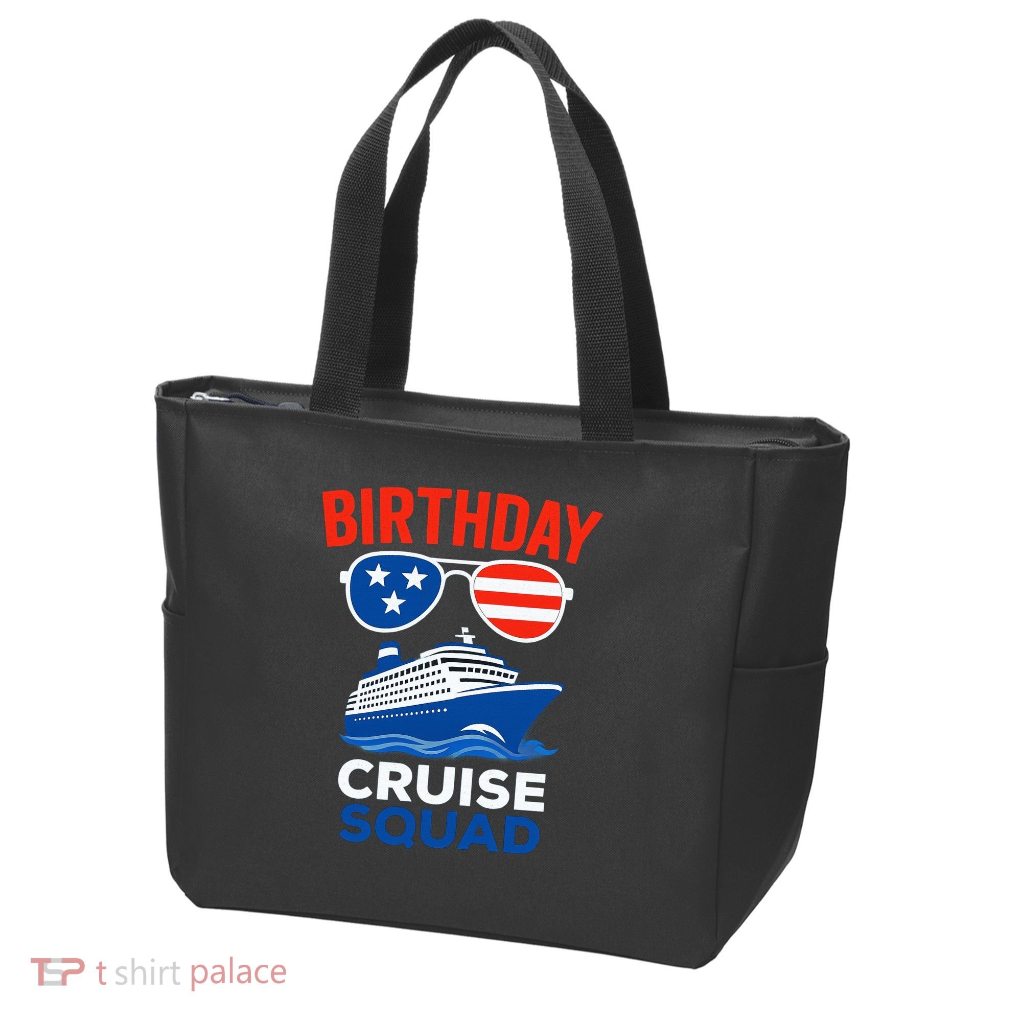 Birthday Cruise Squad USA America Tote Bag