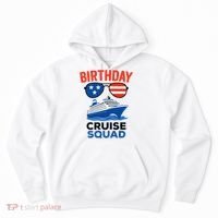 Birthday Cruise Squad USA America Hoodie thumb 0