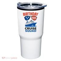 Birthday Cruise Squad USA America Tumbler thumb 0