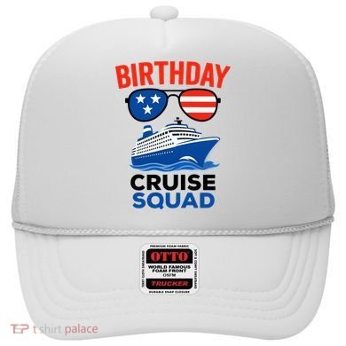 Birthday Cruise Squad USA America Hat