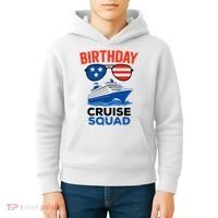 Birthday Cruise Squad USA America Kids Hoodie thumb 4