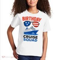 Birthday Cruise Squad USA America Kids T-Shirt thumb 2