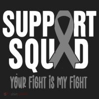 Brain Cancer Support Squad Brain Cancer Awareness Gift Beanie thumb 2
