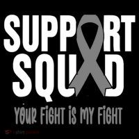 Brain Cancer Support Squad Brain Cancer Awareness Gift Women's Hoodie thumb 2
