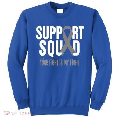 Brain Cancer Support Squad Brain Cancer Awareness Gift Sweatshirt