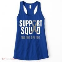 Brain Cancer Support Squad Brain Cancer Awareness Gift Women's Tank Top thumb 0