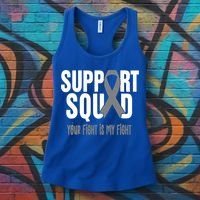 Brain Cancer Support Squad Brain Cancer Awareness Gift Women's Tank Top thumb 3