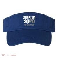 Brain Cancer Support Squad Brain Cancer Awareness Gift Visor thumb 0