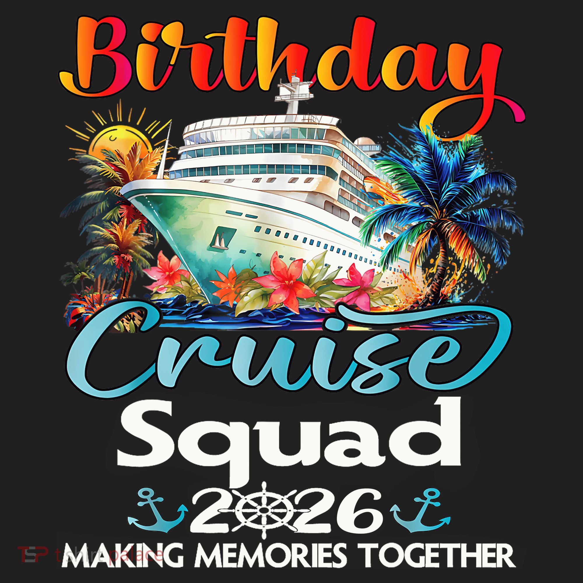 Birthday Cruise Squad 2026 Making Memories Together Beanie