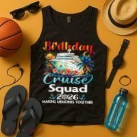 Birthday Cruise Squad 2026 Making Memories Together Tank Top thumb 4