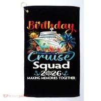 Birthday Cruise Squad 2026 Making Memories Together Golf Towel thumb 0