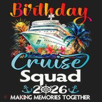 Birthday Cruise Squad 2026 Making Memories Together Golf Towel thumb 3