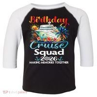 Birthday Cruise Squad 2026 Making Memories Together Toddler Fine Jersey T-Shirt thumb 0