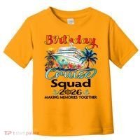 Birthday Cruise Squad 2026 Making Memories Together Toddler T-Shirt thumb 0