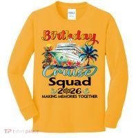 Birthday Cruise Squad 2026 Making Memories Together Kids Long Sleeve Shirt thumb 0