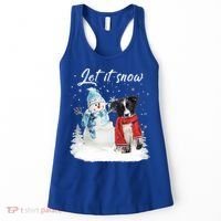 Border Collie Santa Dog Christmas Snow Xmas Pajama Meaningful Gift Women's Tank Top thumb 0
