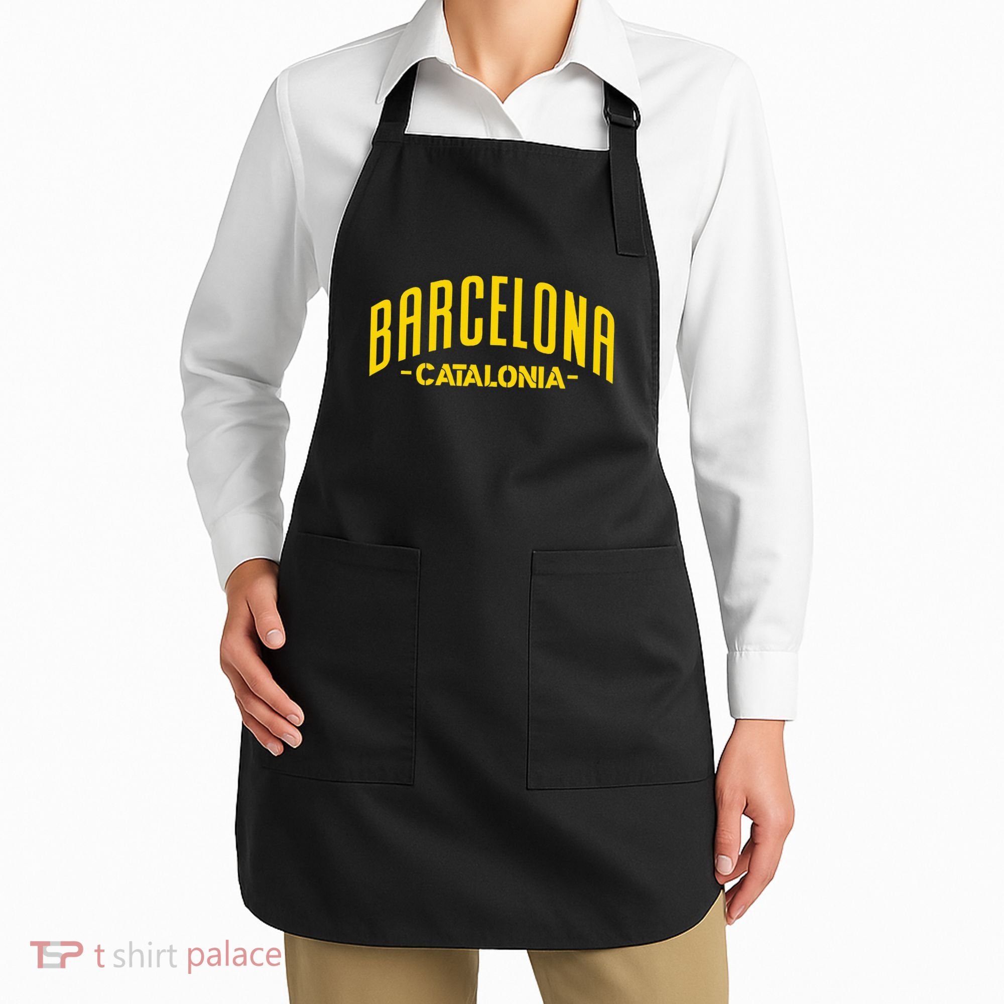 Barcelona Catalonia Spain Souvenir Travel Apron
