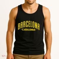 Barcelona Catalonia Spain Souvenir Travel Tank Top thumb 3