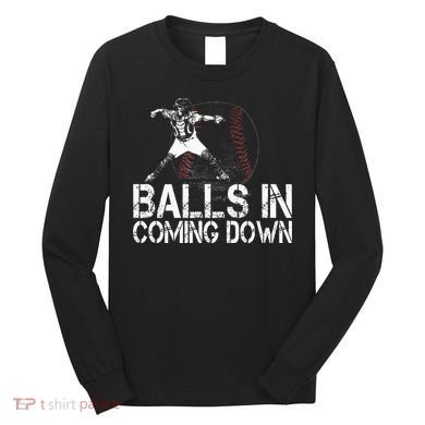 Baseball Catcher Softball Catcher Baseball Fan Long Sleeve Shirt
