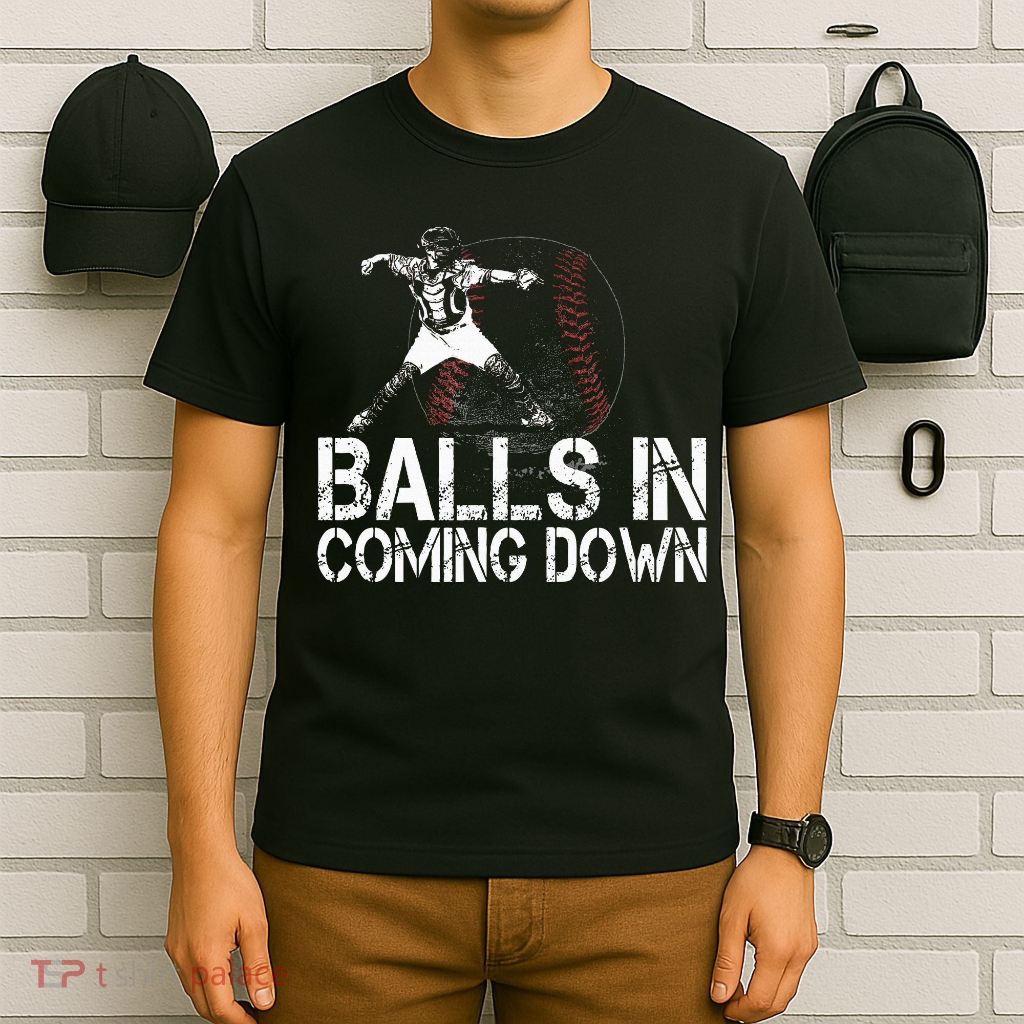 Baseball Catcher Softball Catcher Baseball Fan T-Shirt