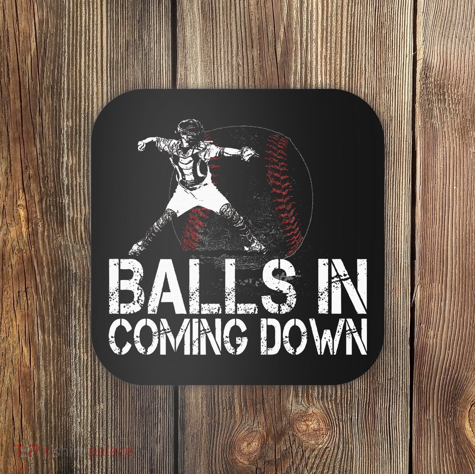 Baseball Catcher Softball Catcher Baseball Fan Coaster