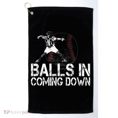 Baseball Catcher Softball Catcher Baseball Fan Golf Towel
