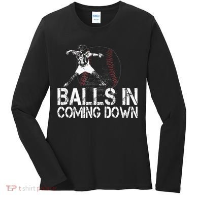 Baseball Catcher Softball Catcher Baseball Fan Women's Long Sleeve Shirt