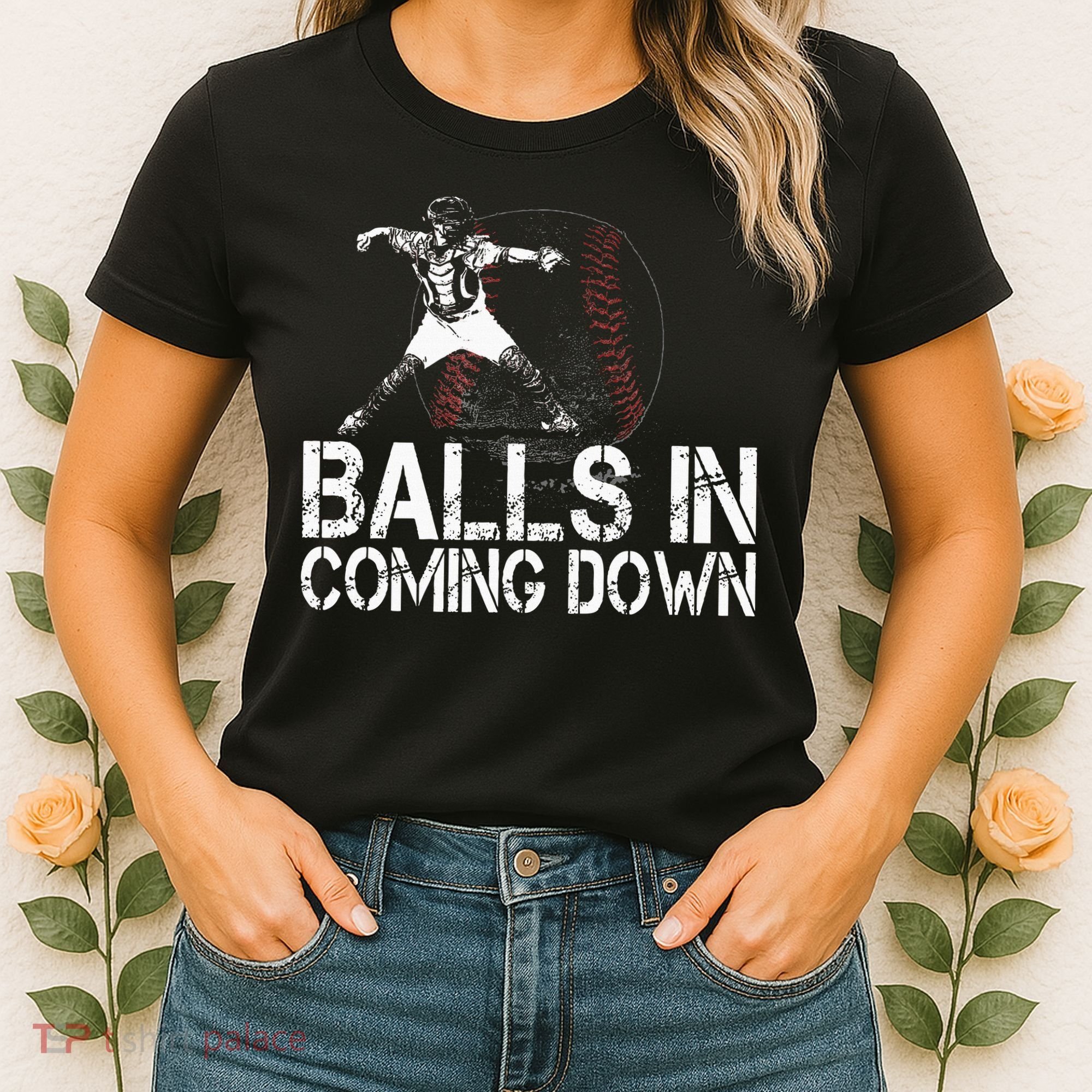 Baseball Catcher Softball Catcher Baseball Fan Women's T-Shirt