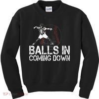 Baseball Catcher Softball Catcher Baseball Fan Kids Sweatshirt thumb 0