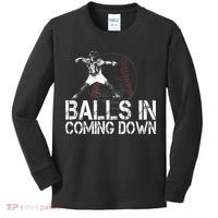 Baseball Catcher Softball Catcher Baseball Fan Kids Long Sleeve Shirt thumb 0
