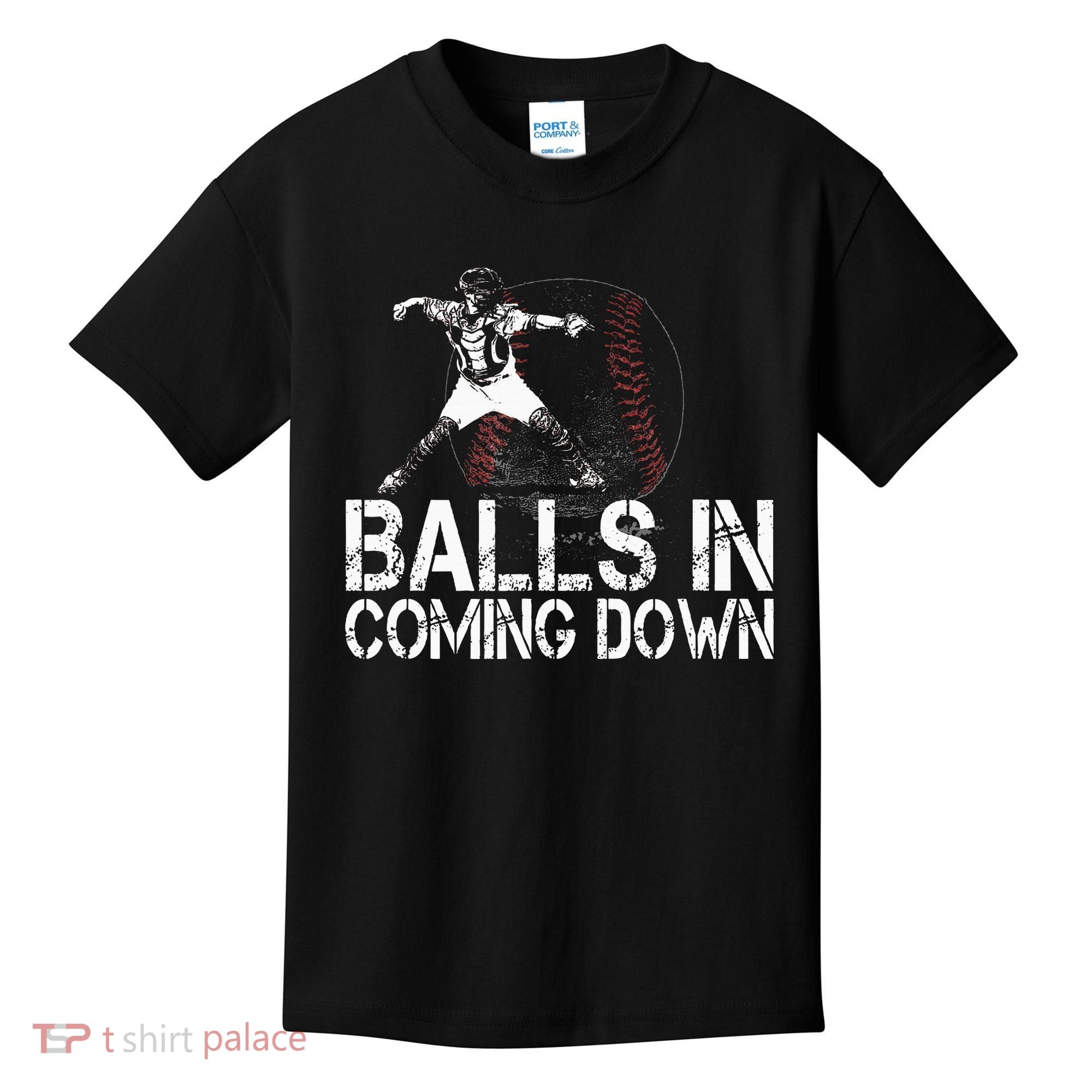Baseball Catcher Softball Catcher Baseball Fan Kids T-Shirt