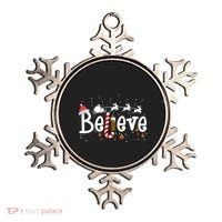 Believe Christmas Santa Claus Reindeer Candy Cane Xmas Gift Ornament thumb 0
