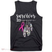 Breast Cancer Survivor Warrior Pink Breast Cancer Ribbon Tank Top thumb 0