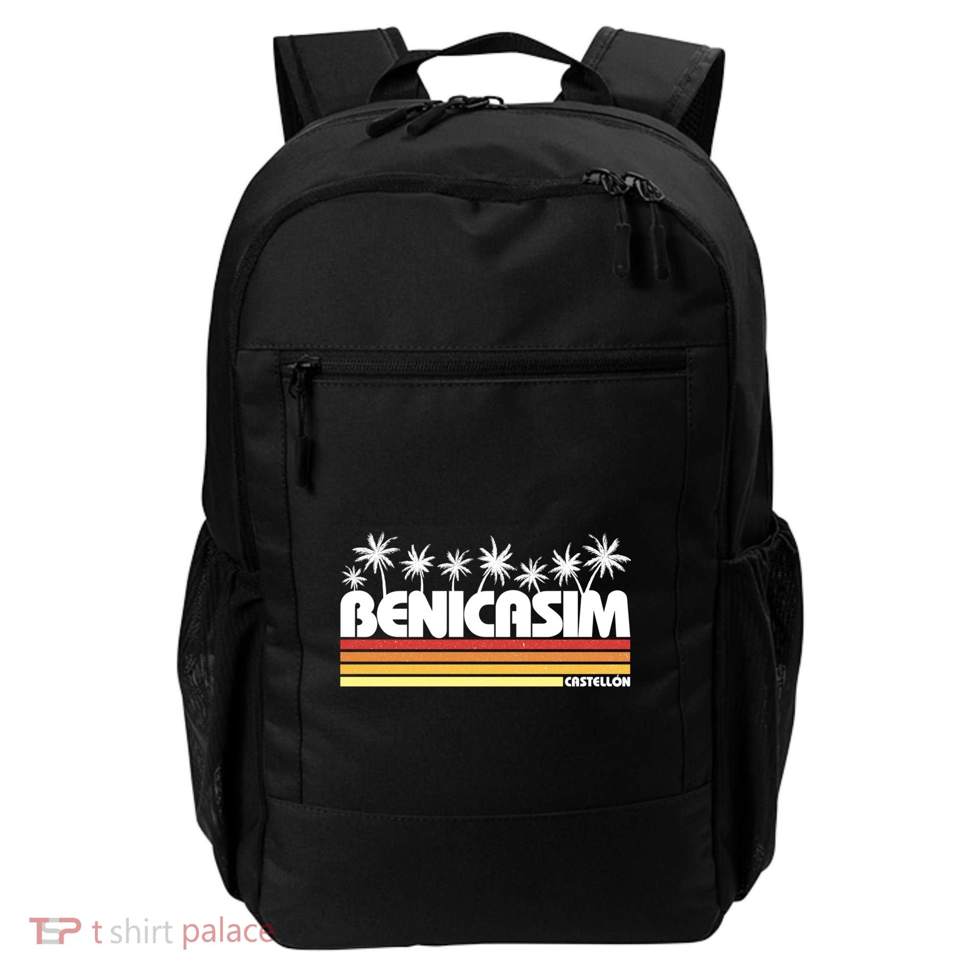 Benicasim Castellon Spain Retro Tourism Great Gift Backpack