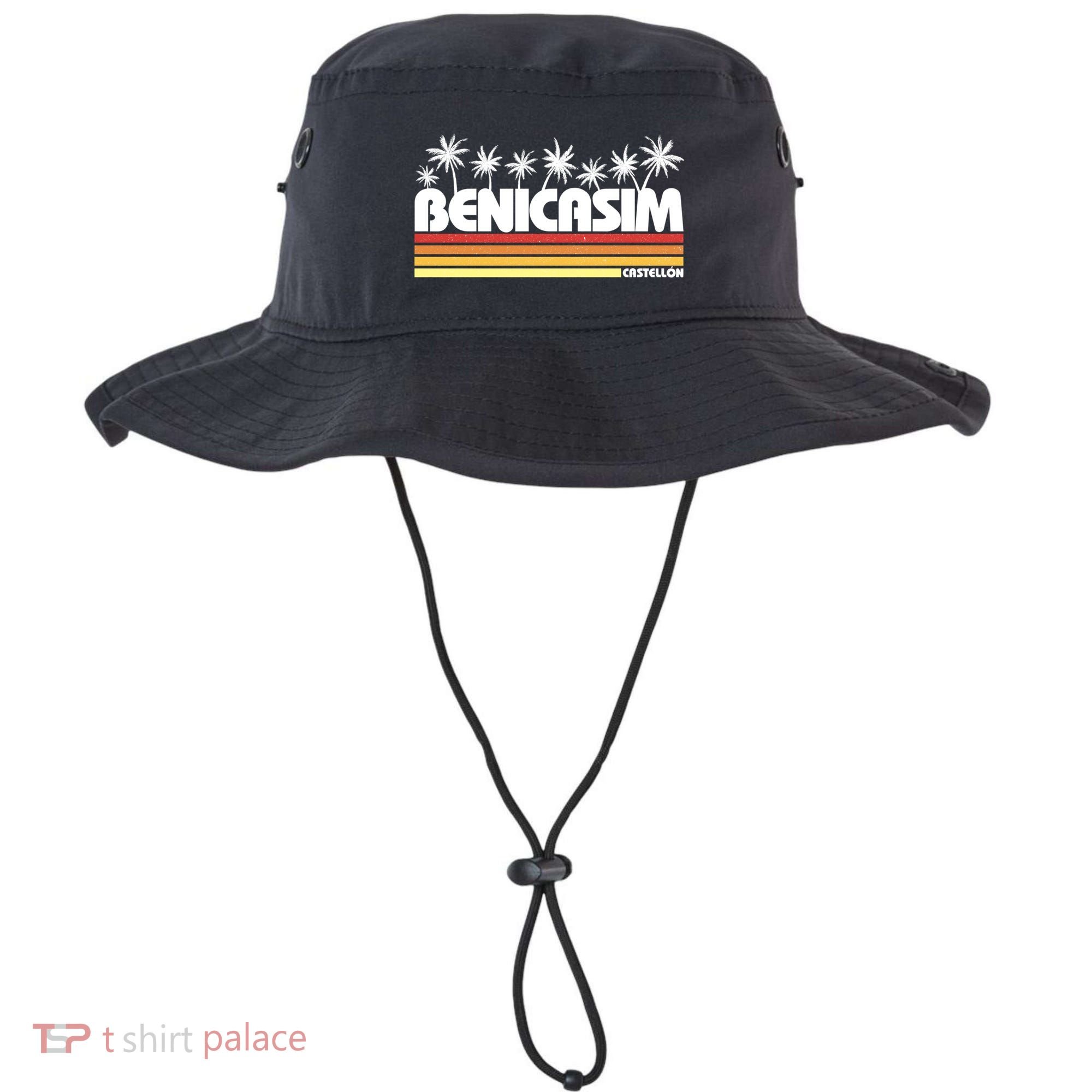 Benicasim Castellon Spain Retro Tourism Great Gift Bucket Hat