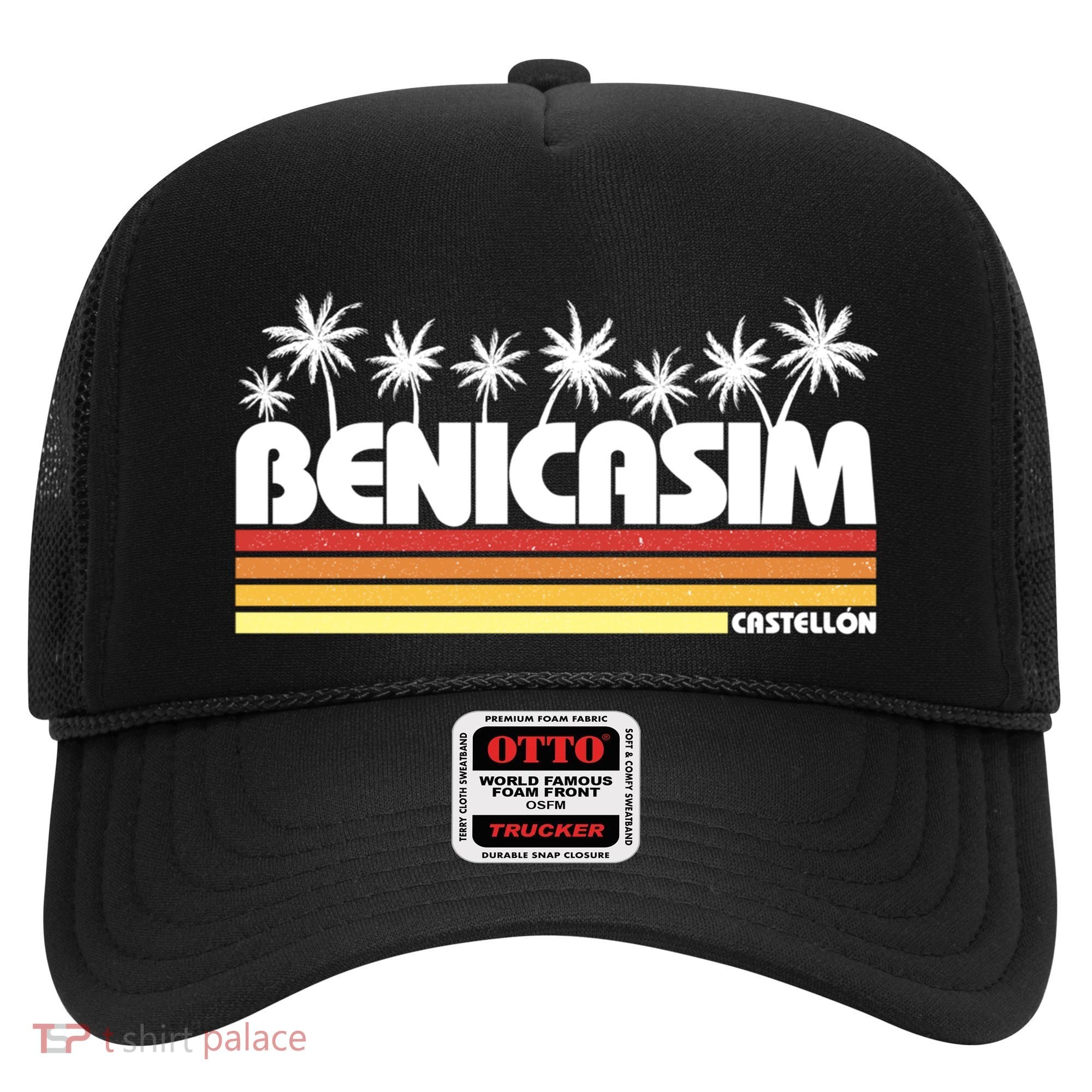 Benicasim Castellon Spain Retro Tourism Great Gift Hat