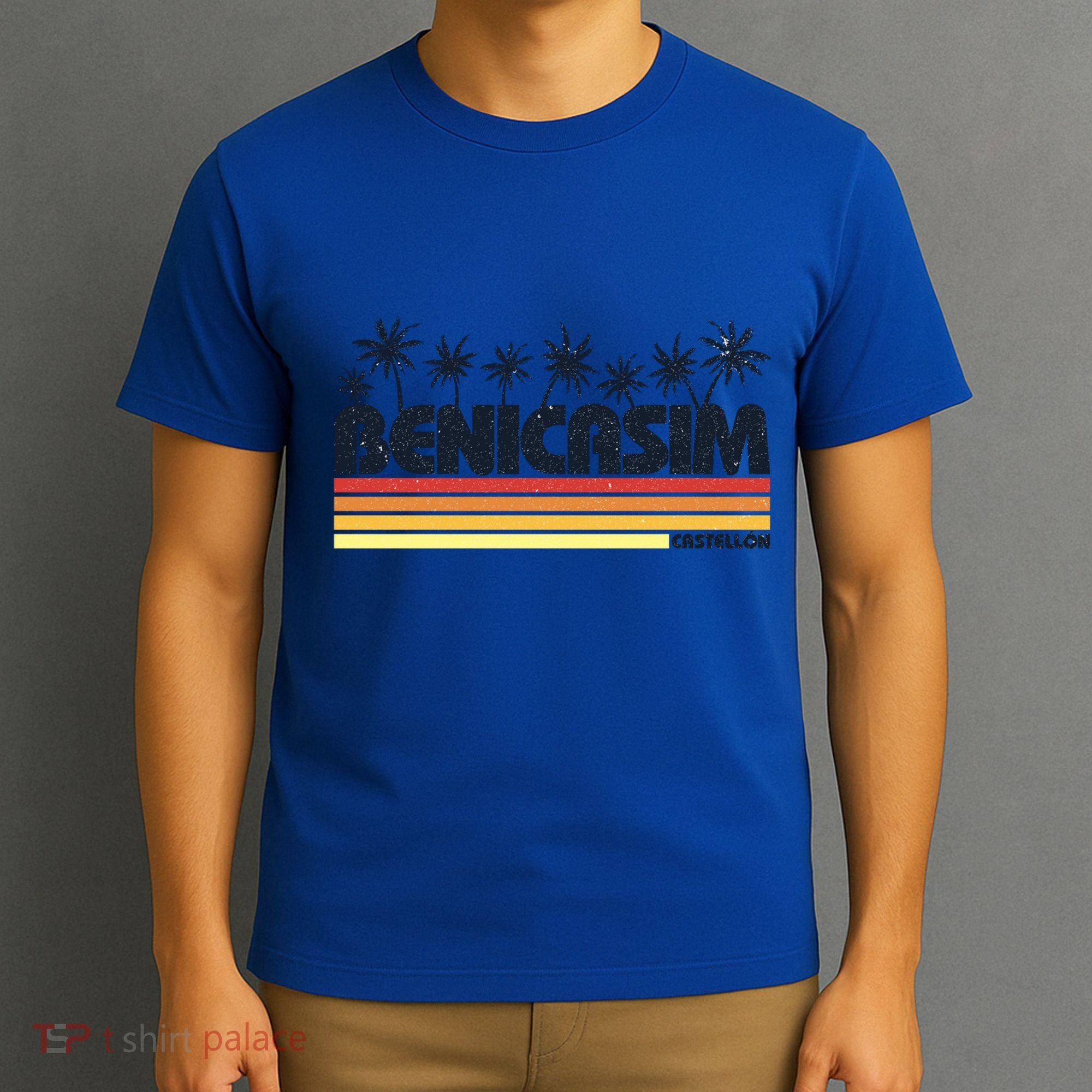 Benicasim Castellon Spain Retro Tourism Great Gift T-Shirt